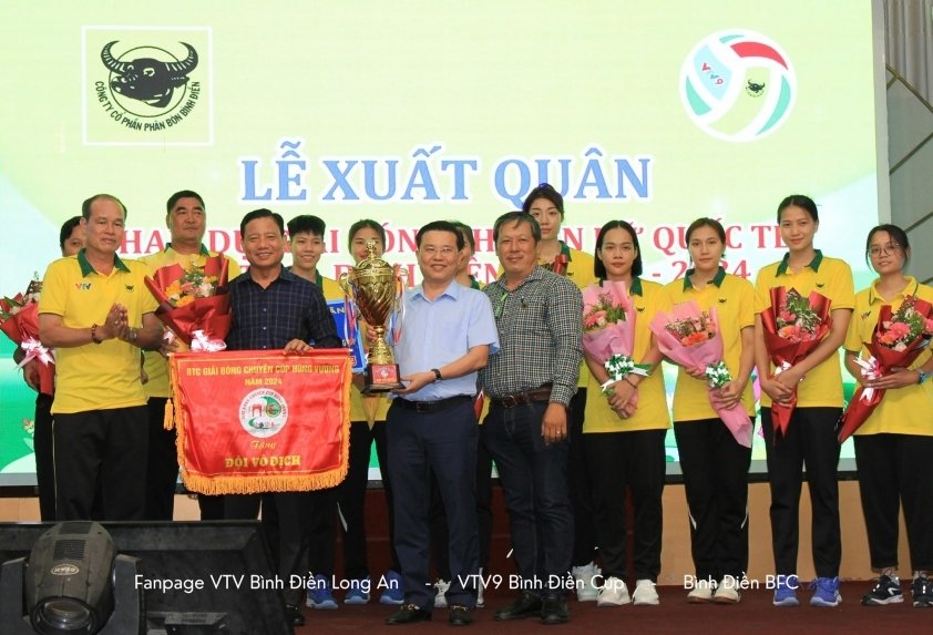 VTV Binh Dien Long An is determined to win the 2024 VTV9-Binh Dien Cup